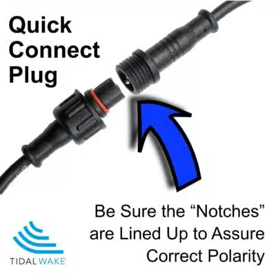 Tidal Wake Quick Connect Plug