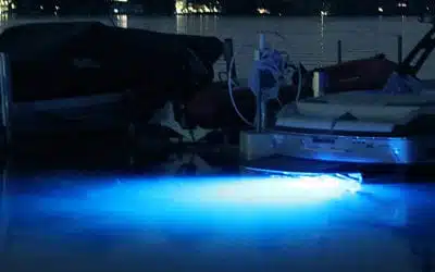 New Tidal Wake Plug N’ Play Underwater Boat Light for Nighttime Boating and Fishing